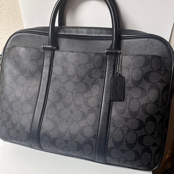 Coach | Bags | Coach Black Laptop Bag Briefcase | Poshmark